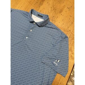 Turtleson All‎ Over Print Wild Turkey Performance Polo Shirt Light Weight Sz Xl